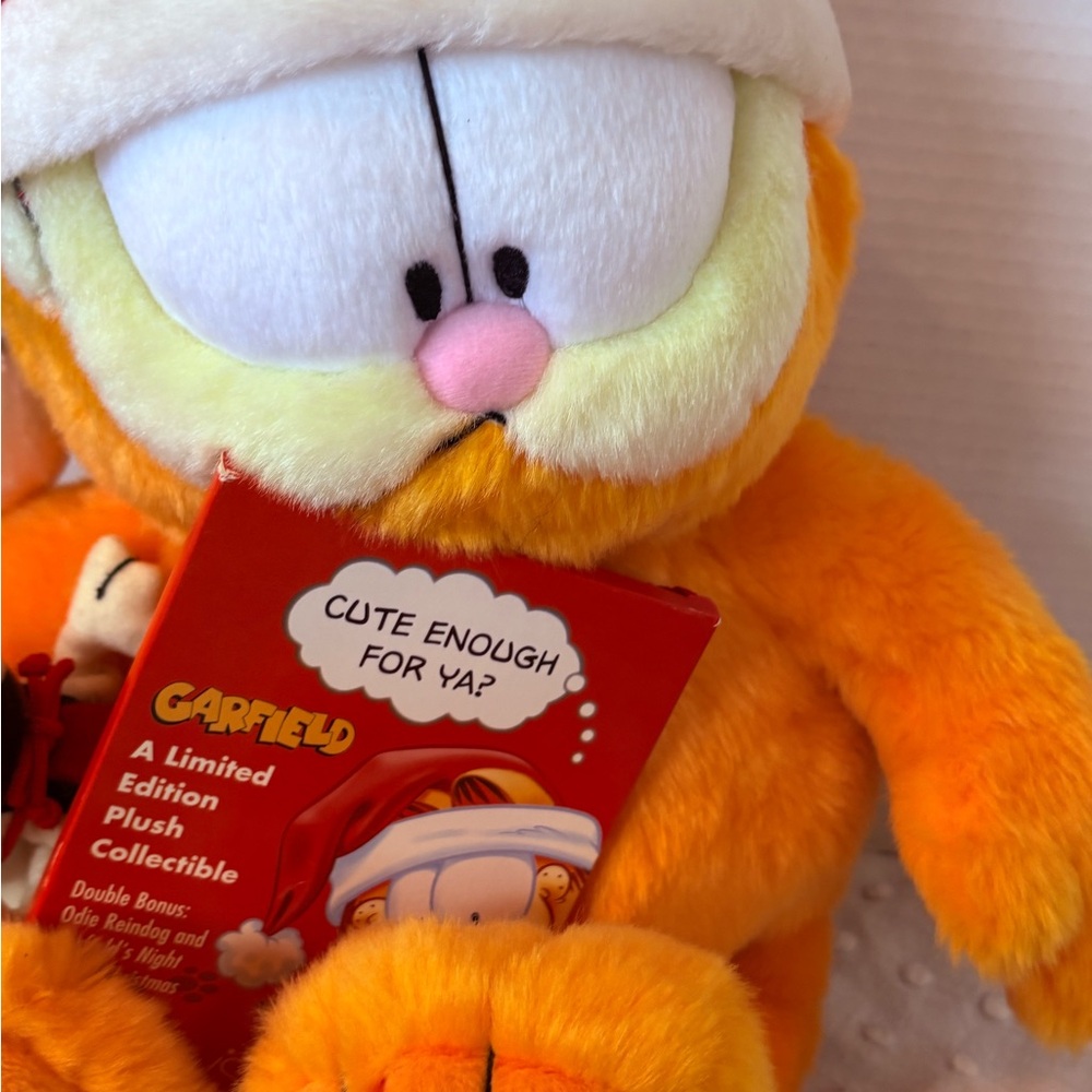 Vintage Garfield Santa Limited Edition 25yr Anniversary - Picture 7 of 14